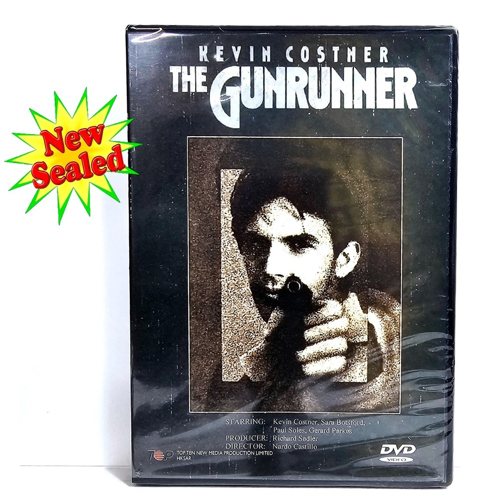 The Gunrunner DVD Kevin‎ Costner Crime Drama Movie Size OS NWT